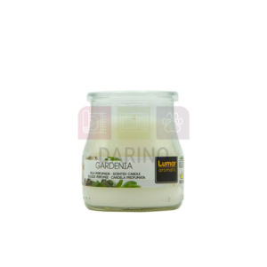 Yogurt Glass candle Gardenia Scent - LUMAR