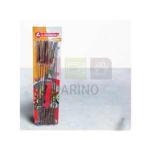 Shish Kabab skewers stainless steel 6pcs - LAMACOM