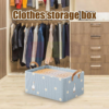 Patterned Fabric Storage Baskets with Steel Frame and Handle - Image 7