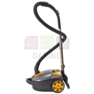 Bag vacuum cleaner 2200 W Canvas bag 3 L Grey/Gold - HAUSBERG