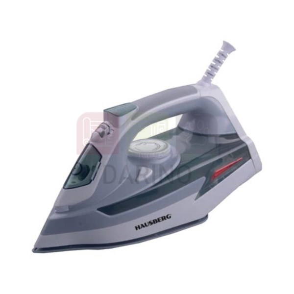 Iron with ceramic soleplate 2000-2300 W 400 ml Water Tank - HAUSBERG