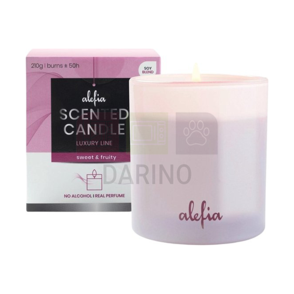 Luxury Line Scented Candle Sweet & Fruity - ALEFIA
