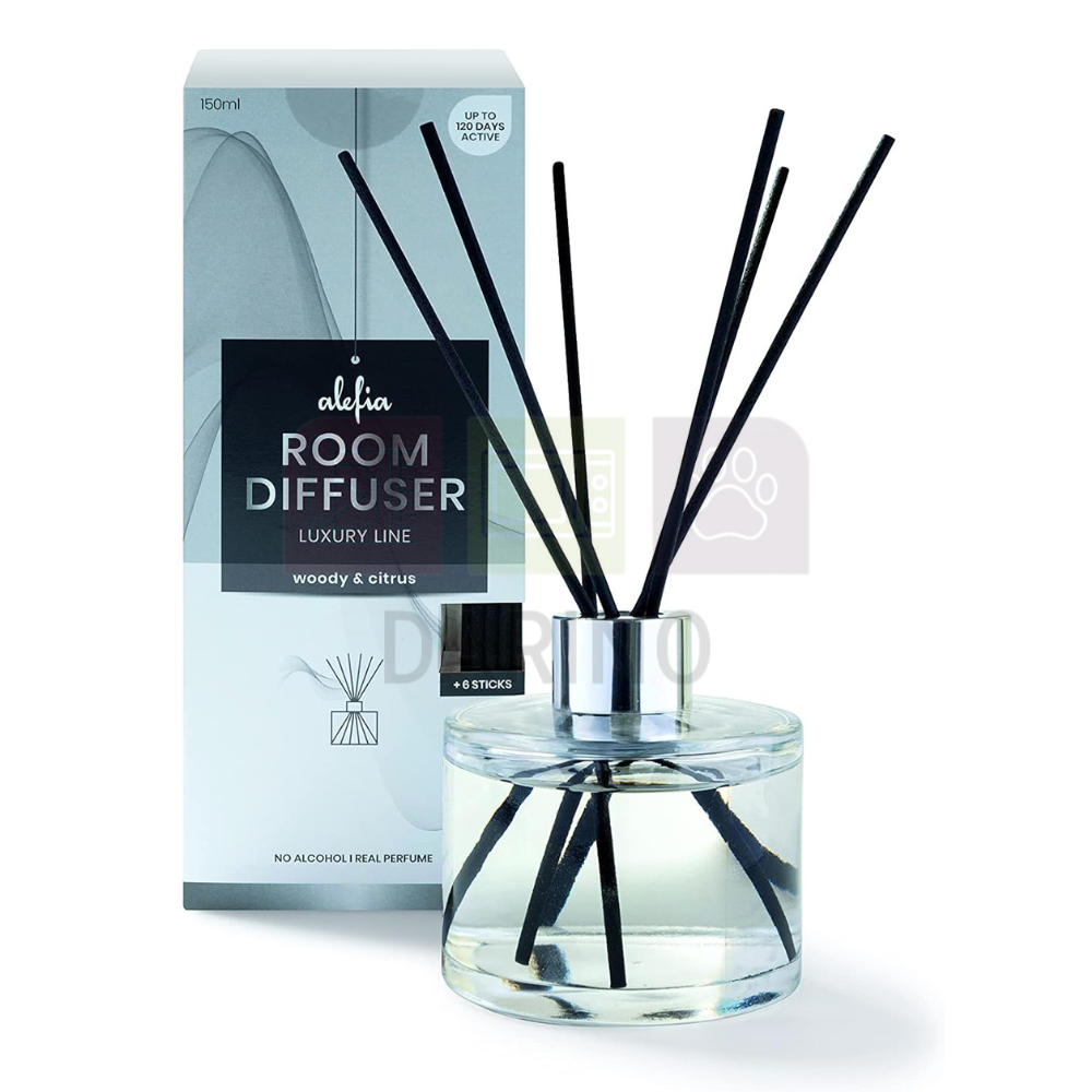 Luxury Line Room Diffuser Woody & Citrus - ALEFIA
