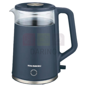 Electric kettle 1800W 1.8L Anti-drying Automatic shut-off Stainless steel material glass + plastic Blue