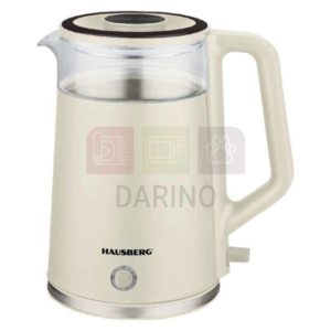 Electric kettle 1800W 1.8L Anti-drying Automatic shut-off Stainless steel material glass + plastic Beige