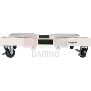 Support Base for Household Appliances in White With Casters - HAUSBERG