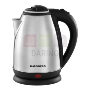 Stainless Steel Kettle 1500 W 1.8 L Rotating support Protection system - HAUSBERG
